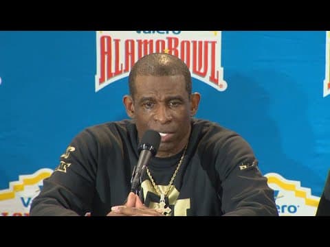 Colorado Buffaloes Alamo Bowl postgame news conference