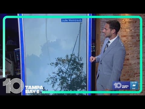 Possible waterspout spotted near downtown St. Pete