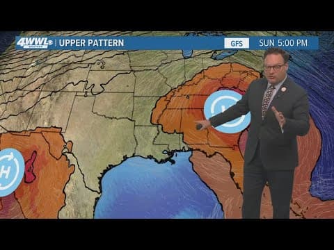 New Orleans Weather: Scattered showers Sunday, more rain early next week