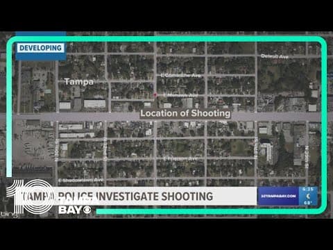 Man hospitalized as Tampa Police investigate shooting