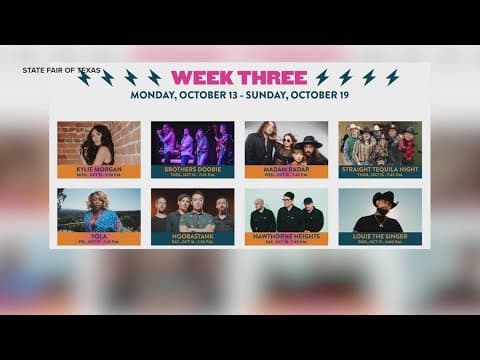State Fair of Texas reveals live music lineup for 2025