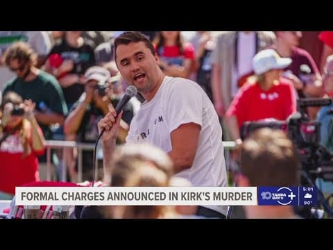 Suspect in Charlie Kirk killing charged with aggravated murder, prosecutors say