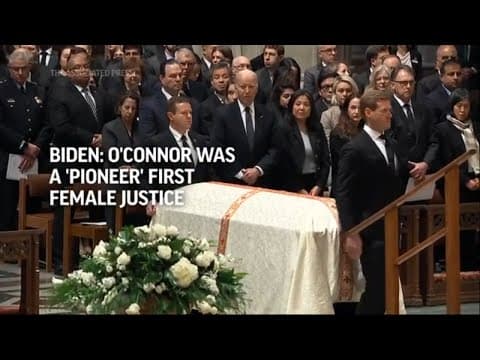 Sandra Day O’Connor called a pioneer and 'iconic jurist' as she is memorialized by Biden, Roberts