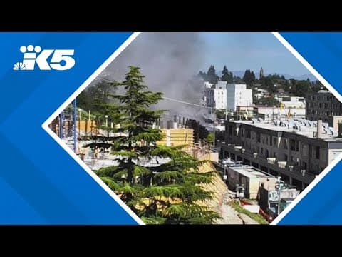 International District fire flares up more than 12 hours after it started