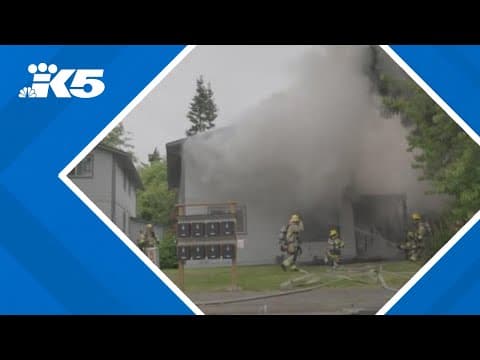 Bellingham residential fire hospitalizes 2 people