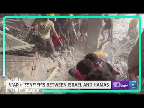 Israel bombards Gaza in retaliation for Hamas attack