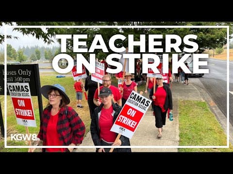 Teacher strike postpones first day of school for Camas School District