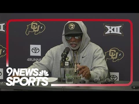 Deion Sanders holds news conference before sold-out Baylor game