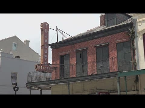 Tujague's iconic sign finds new home amidst preservation battle