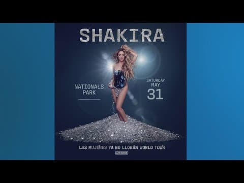Shakira cancels WorldPride welcome concert at Nationals Park