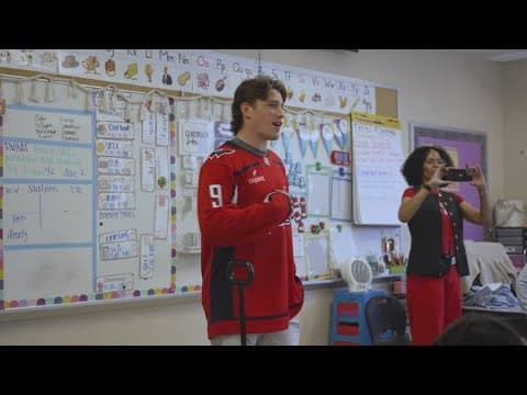Capitals visit schools