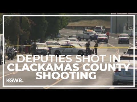 Two Clackamas County deputies shot while responding to burglary call