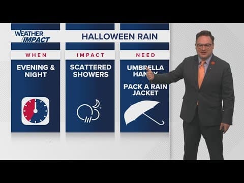 Thursday 5PM First Weather: Storms brewing on Halloween
