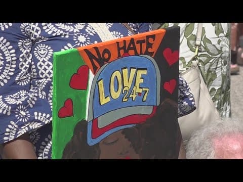 Anti-hate rally held on Monument Circle in downtown Indianapolis