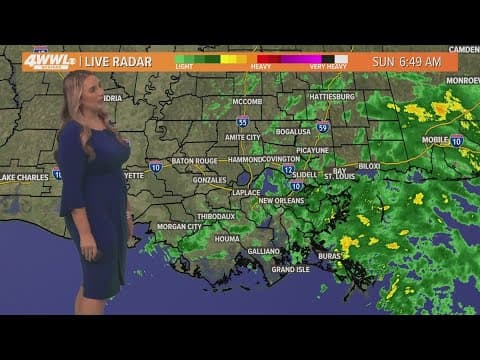 Weather: Rain early Sunday; colder start to work week