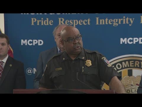 FULL: Police update on school shooting threat arrest in Montgomery Co.