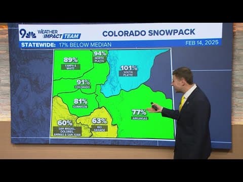 Big storm to bring heavy snow to the Colorado mountains