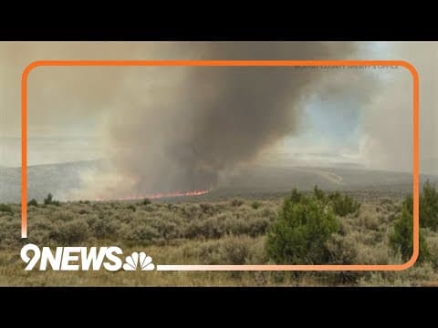 New wildfire burning in Moffat County