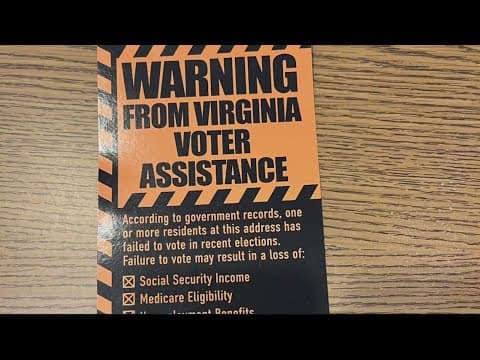 'Intimidating and threatening' | DC Nonprofit defends controversial flyers sent to Virginia homes