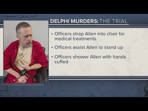 Jury sees Richard Allen's prison video | Delphi murders trial Day 14