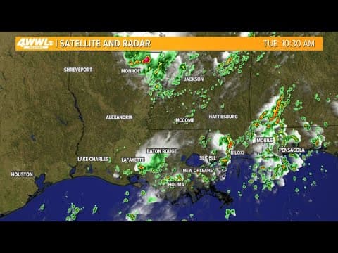 Live radar: Louisiana thunderstorms & downpours | June 17, 2025