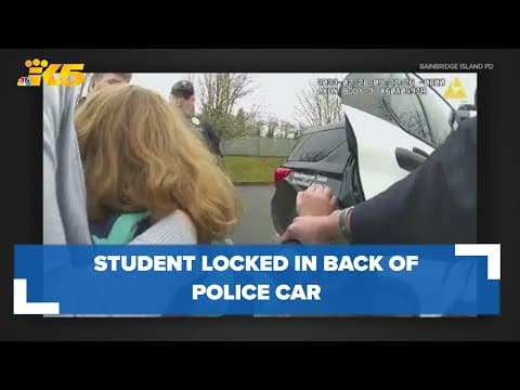 Bainbridge Island boy experiencing anxiety episode at school was locked in back of police car