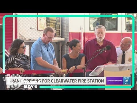 Grand opening for Clearwater fire station