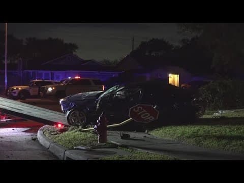 Teen dead after crashing into home's front yard while potentially trying to race, HCSO says
