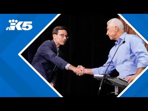 Washington gubernatorial candidates Bob Ferguson, Dave Reichert debate top issues