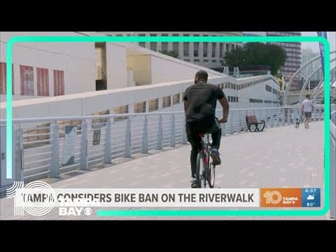 Banning bikes on the Riverwalk? Tampa considers new rules
