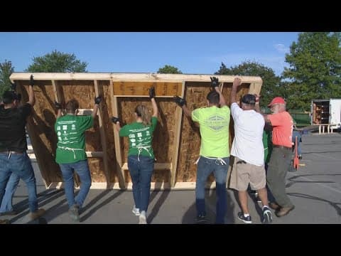 City of Fishers partners with Habitat for Humanity for 2nd annual Panel Build event