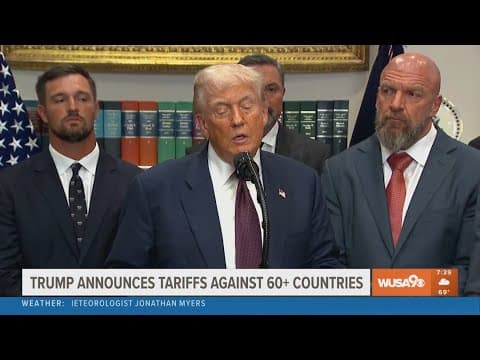 Trump announces tariffs against 60+ countries