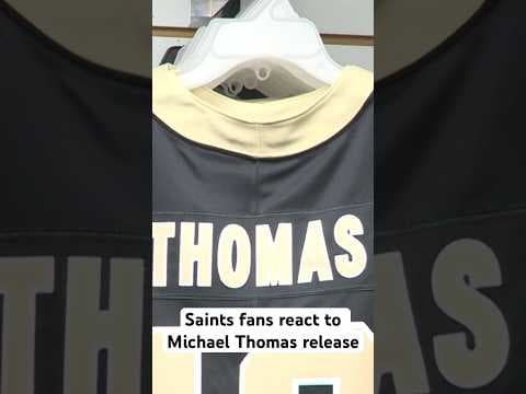 Saints fans react to Michael Thomas release #saints #nfl #saintsnation #neworleans