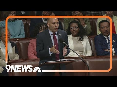 Hakeem Jeffries breaks record for longest speech on House floor