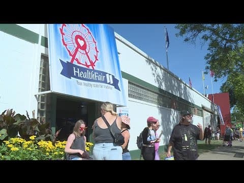 Get a flu shot from Health Fair 11 at the Minnesota State Fair