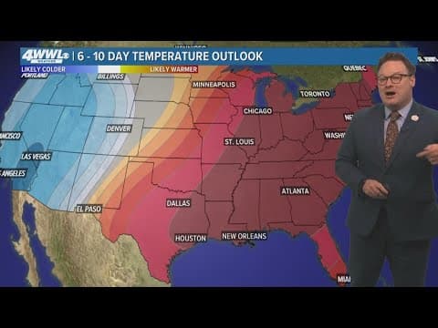 New Orleans Weather: Warm and dry through the weekend