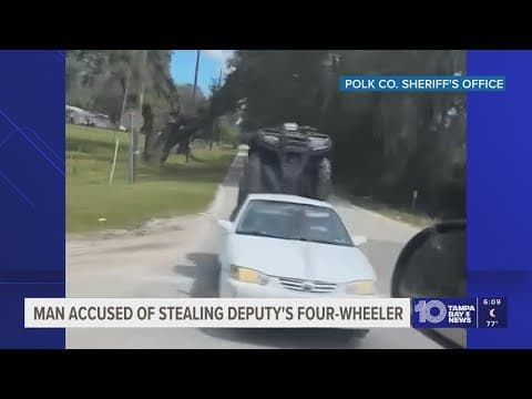 Sheriff Judd: Man steals off-duty deputy's ATV out of shed