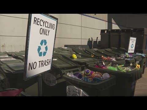 Dropoffs available to recycle Mardi Gras beads