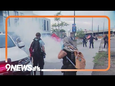 17 arrested during Denver protests over Trump's immigration policies
