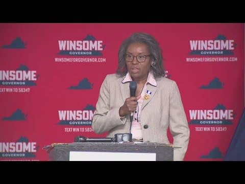 Winsome Earle-Sears makes campaign stop in McLean, Virginia