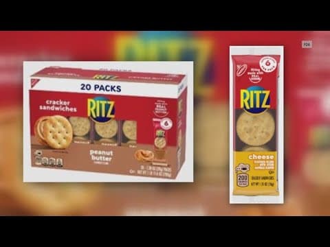 Ritz crackers sandwiches recalled, officials say