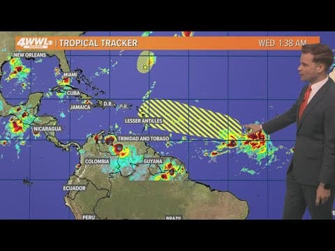 Wednesday 5 AM Tropical Update: Disturbed weather in the Gulf this week