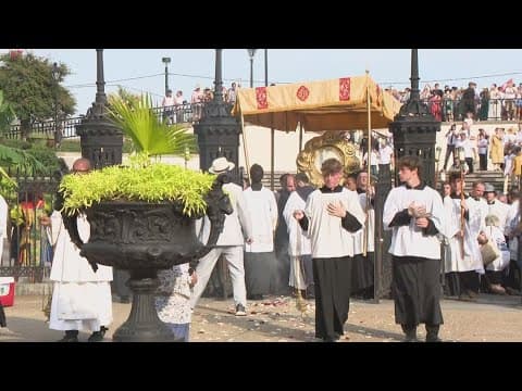 Fête-Dieu du Teche arrives in New Orleans