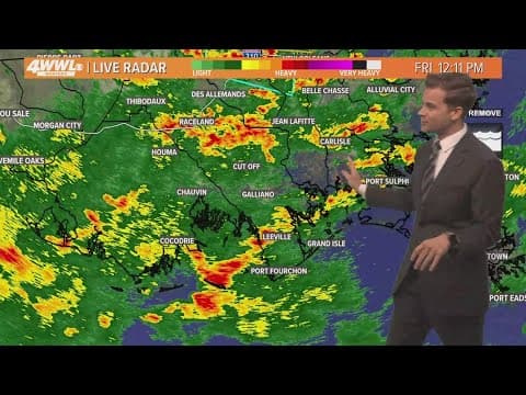 New Orleans Weather: Rainy start to the weekend