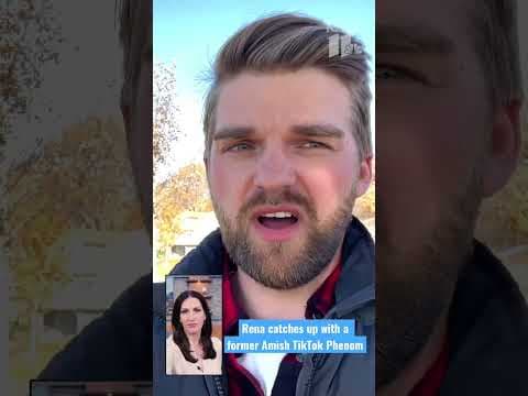 Eddie has garnered over 150k on TikTok opening up about his experience leaving the Amish community.