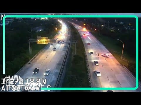 Car fire causing delays on I-275 in Pinellas