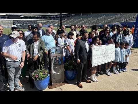 Atlético Dallas donates $100K to Dallas Parks and Rec, unveil new jersey