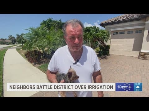 Sarasota neighbors battle district over irrigation restrctions