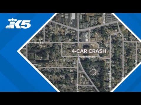 11 people hurt in Lacey pursuit and crash