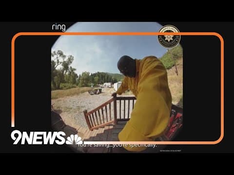 Resident evacuated by Quarry Fire uses surveillance camera to thank firefighters